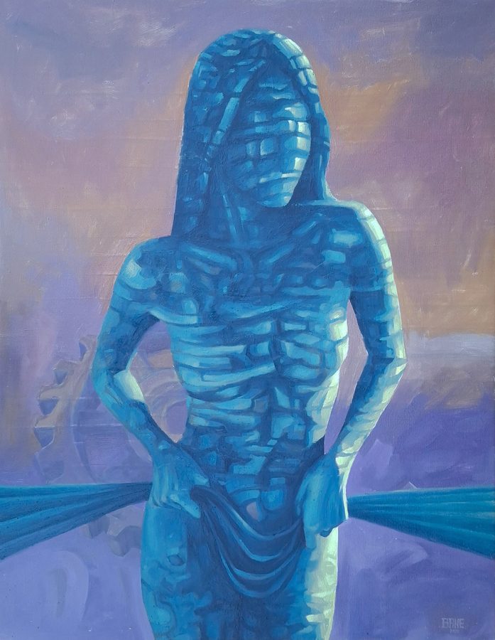 Quiet Tension, oil on canvas, 70 × 90 cm