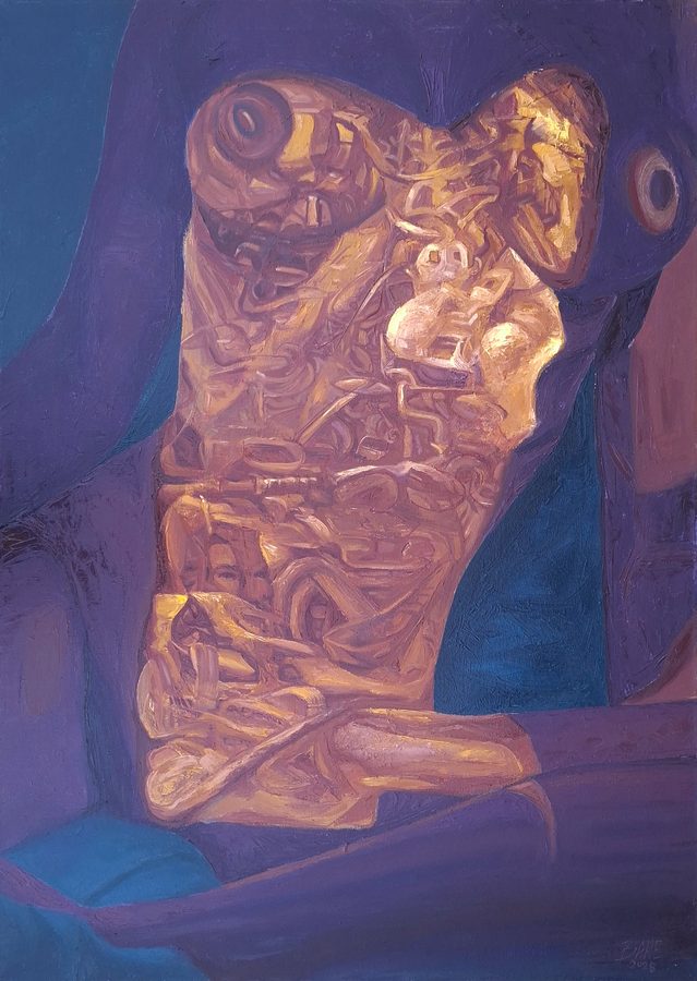 The Inner Sanctum, oil on canvas, 100 × 140 cm